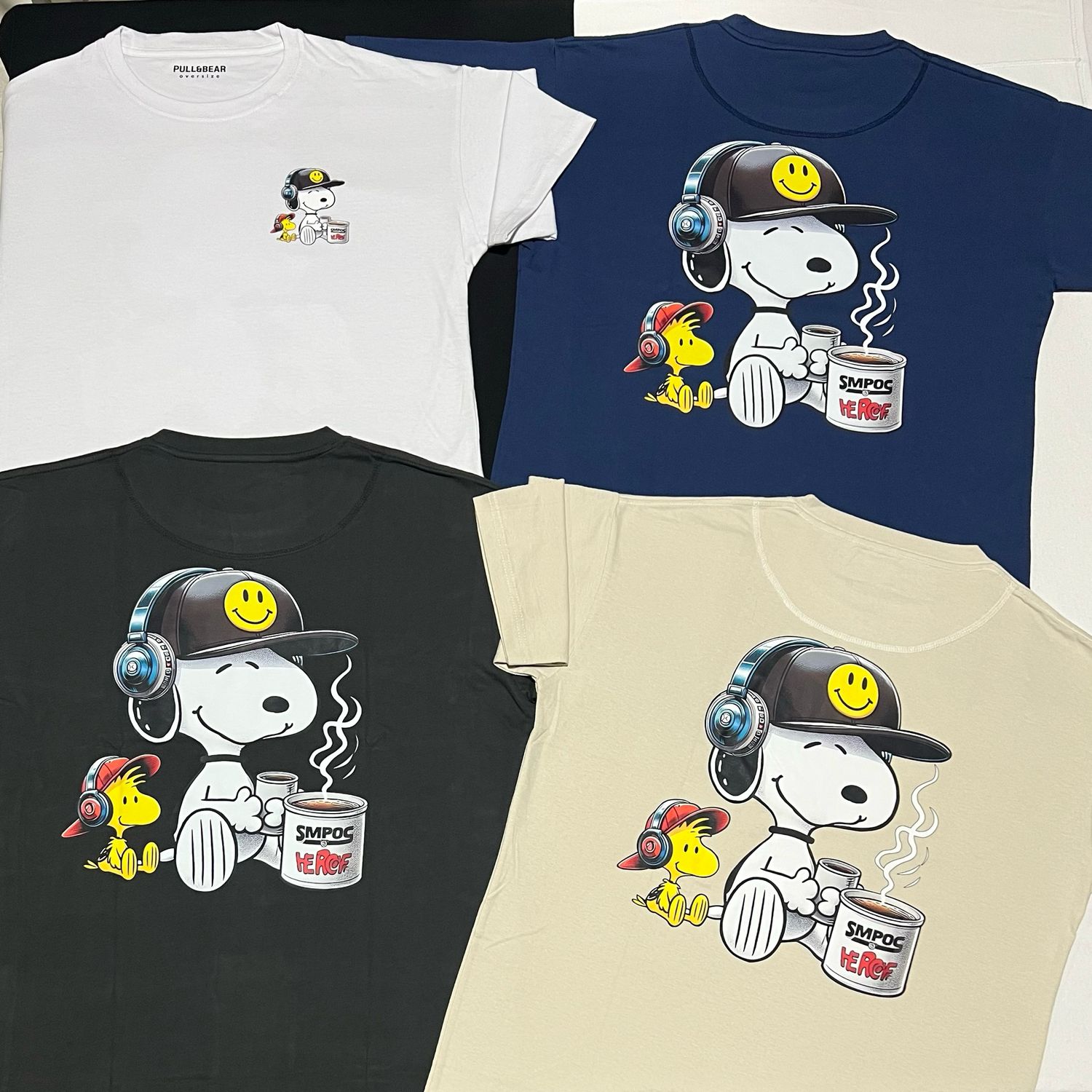 *OVERSIZE - Snoopy - blanca | M L