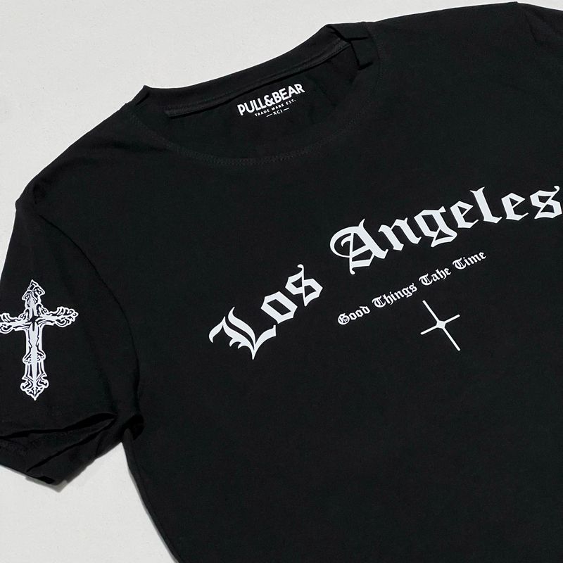 T-Shirt Los Ángeles - Negra - Unitalla S|M