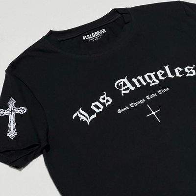 T-Shirt Los Ángeles - Negra - Unitalla S|M