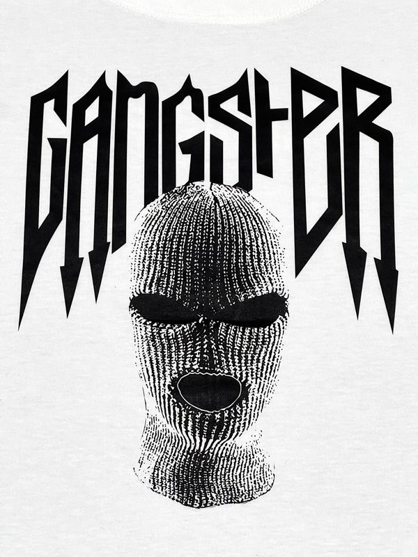 T-Shirt Ganster - blanca - Unitalla S|M