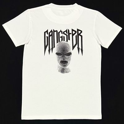 T-Shirt Ganster - blanca - Unitalla S|M