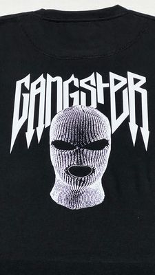 T-Shirt Ganster - negra - Unitalla S|M