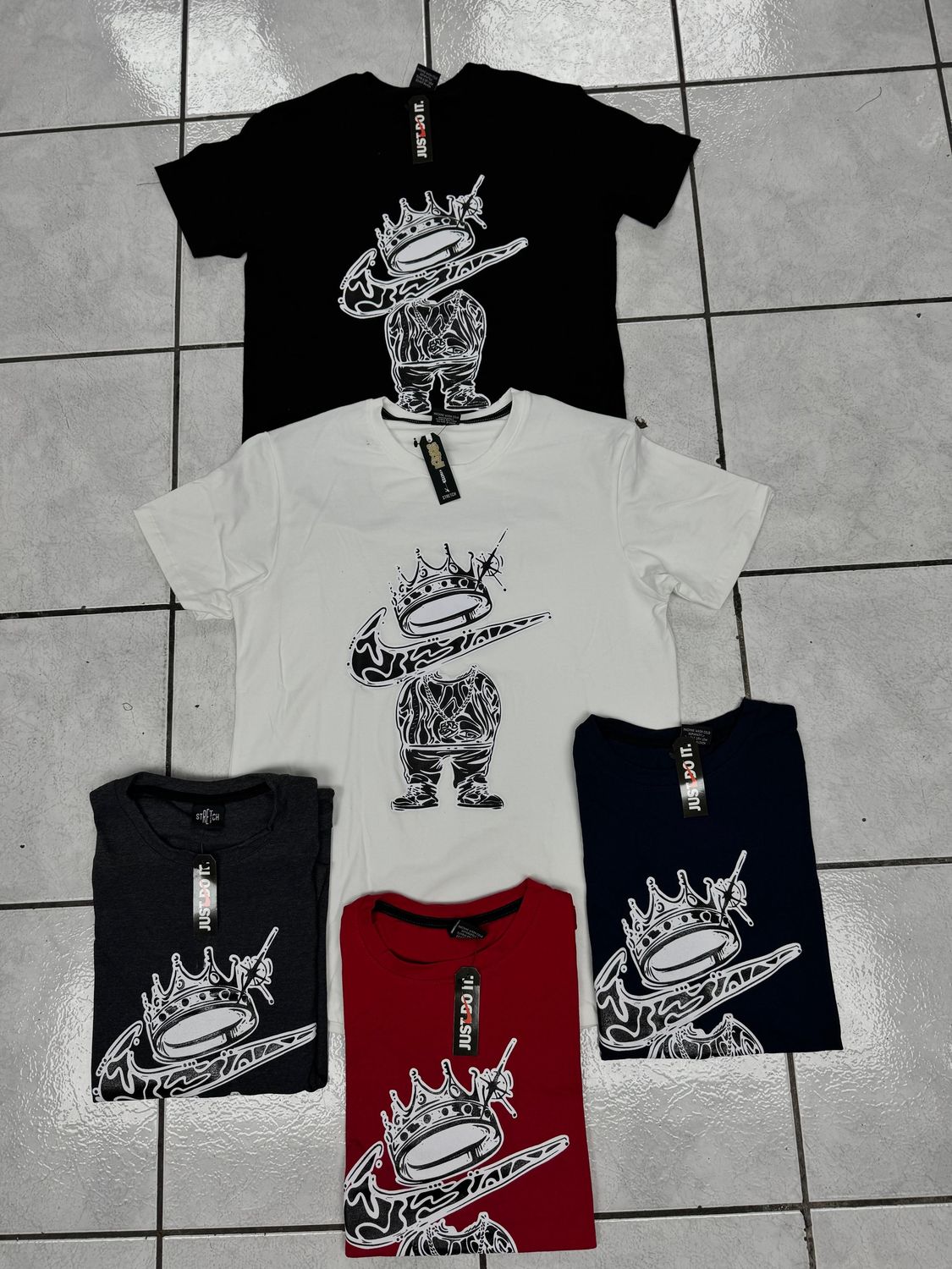 T-Shirt Rey - blanca - Unitalla S|M