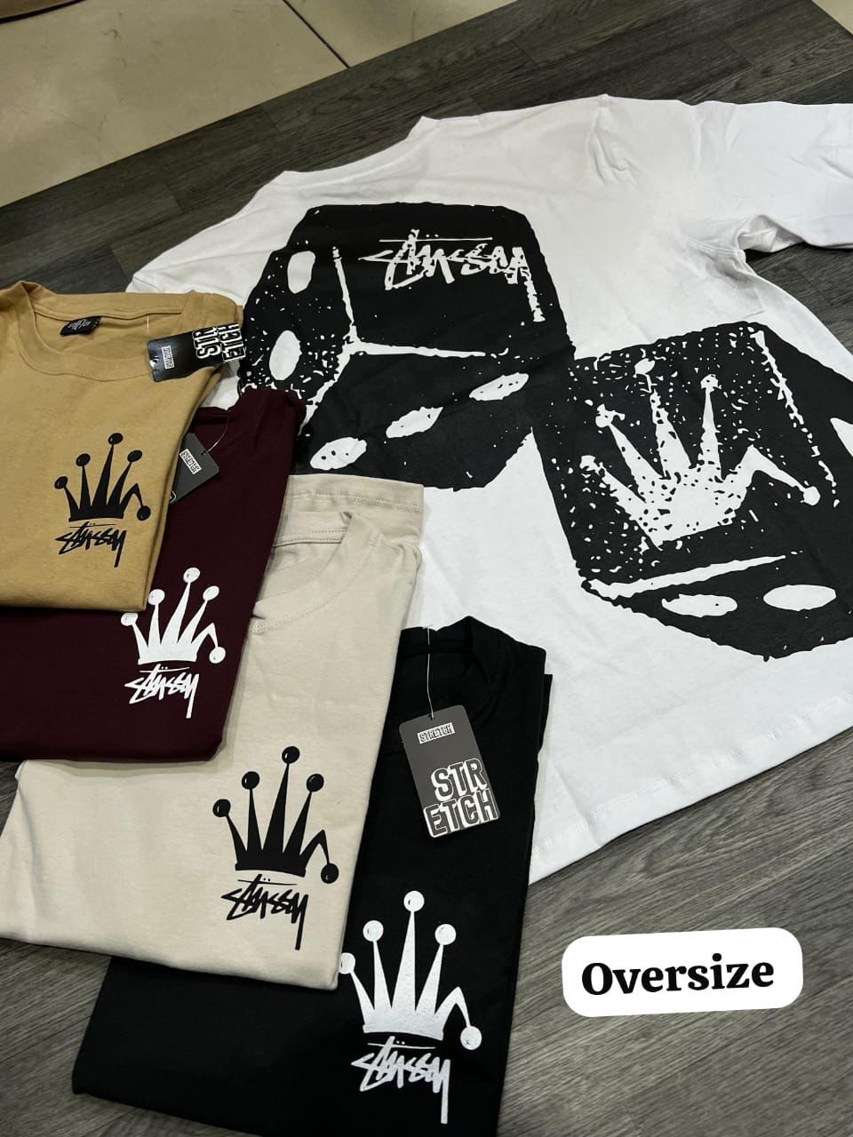 OVERSIZE - Stussy - beige | M L