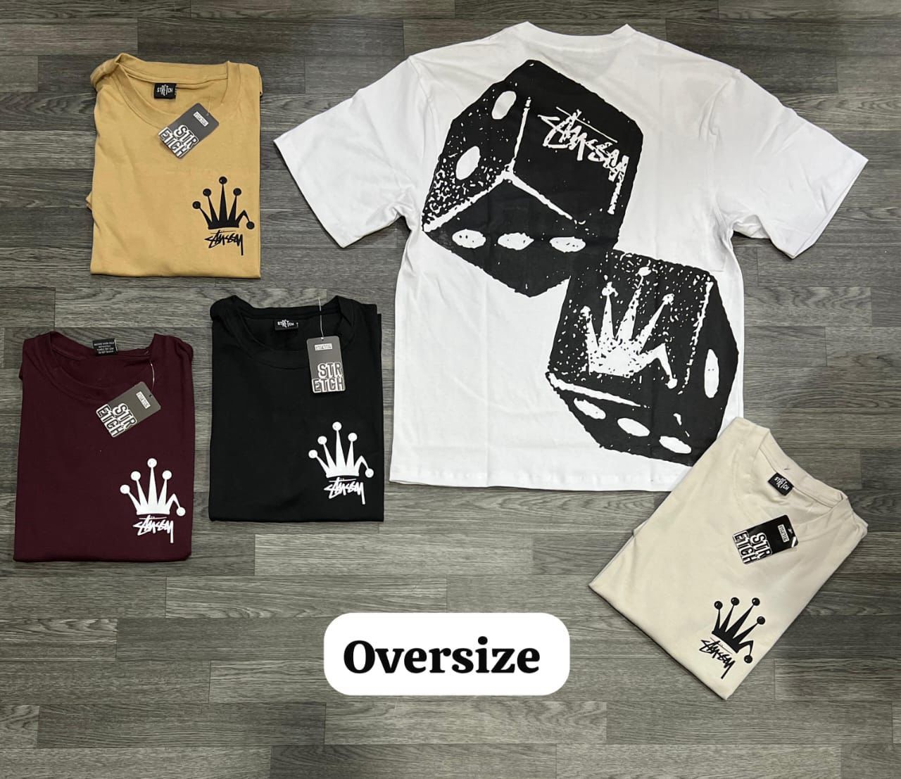 OVERSIZE - Stussy - blanca | M L