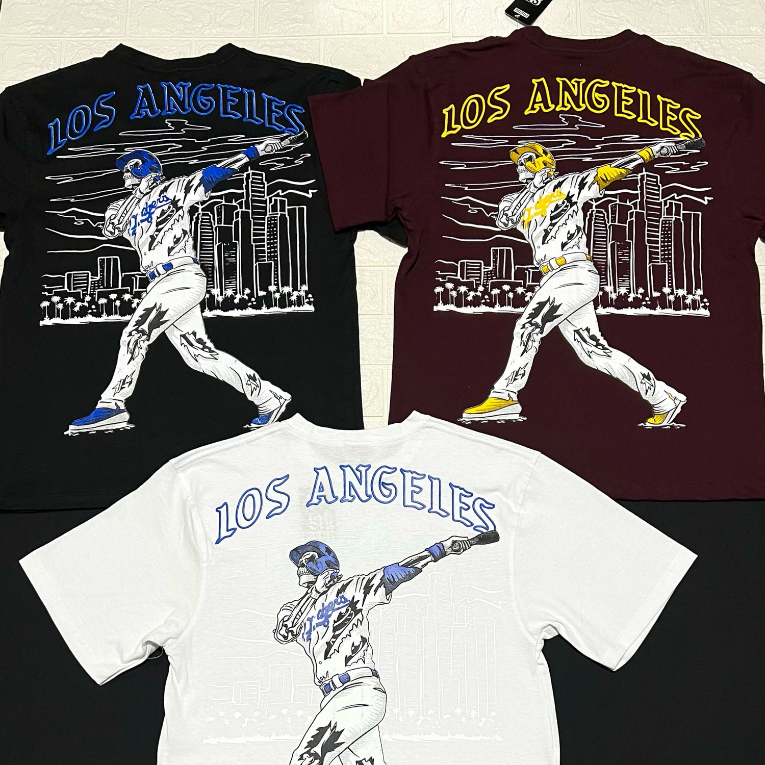 OVERSIZE - Los Ángeles Dodgers - blanca | M L
