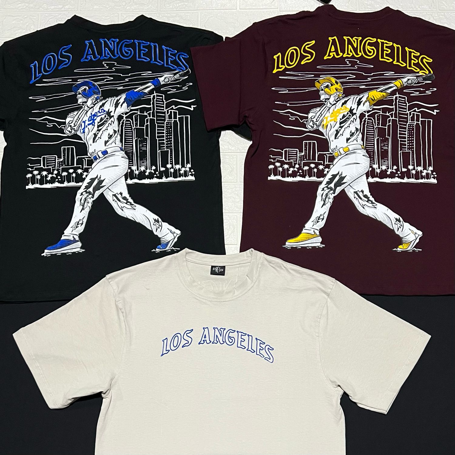 OVERSIZE - Los Ángeles Dodgers - beige | M L