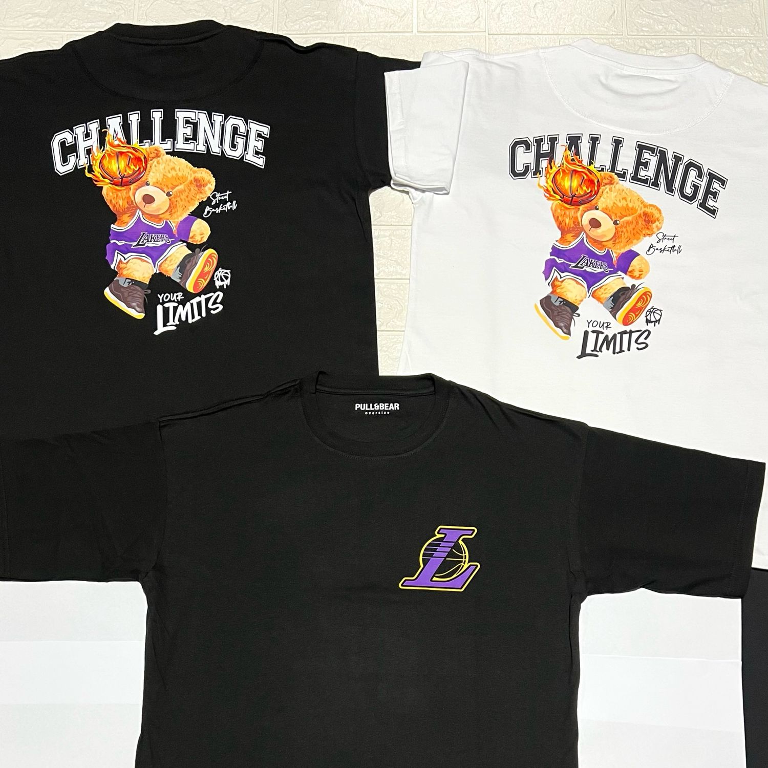 OVERSIZE - Challenge your limits - blanca | M L