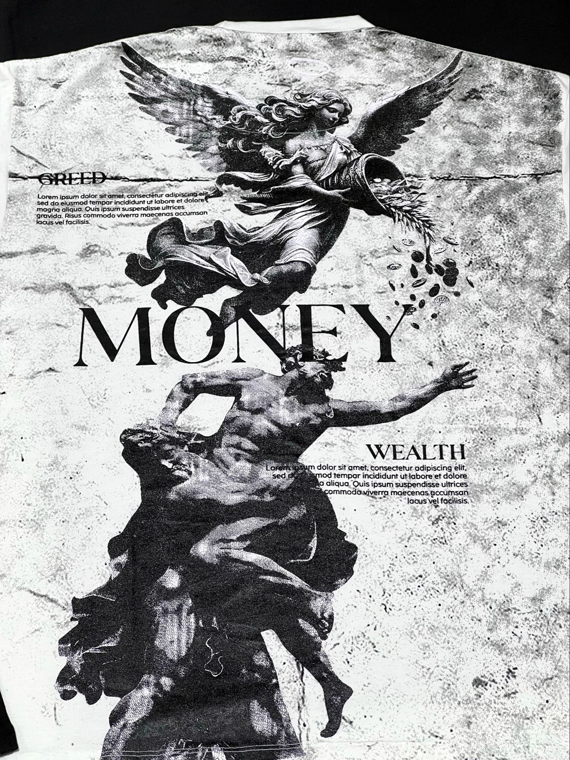 OVERSIZE - Money - blanca | M L
