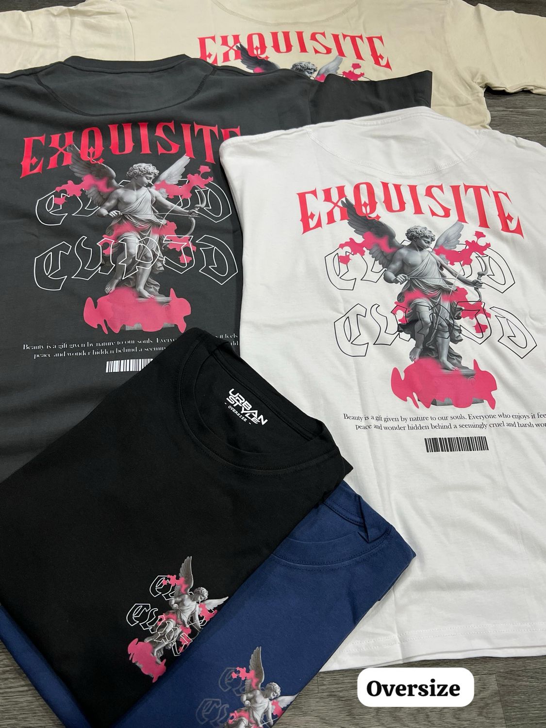OVERSIZE - Exquisite - gris | M L