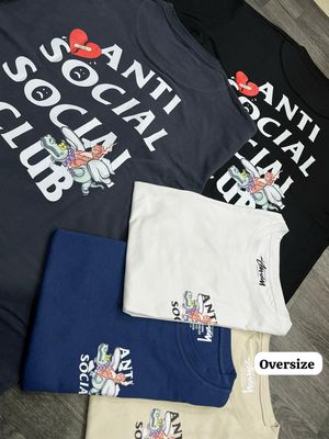 OVERSIZE - Antisocial Stussy - blanca | M L