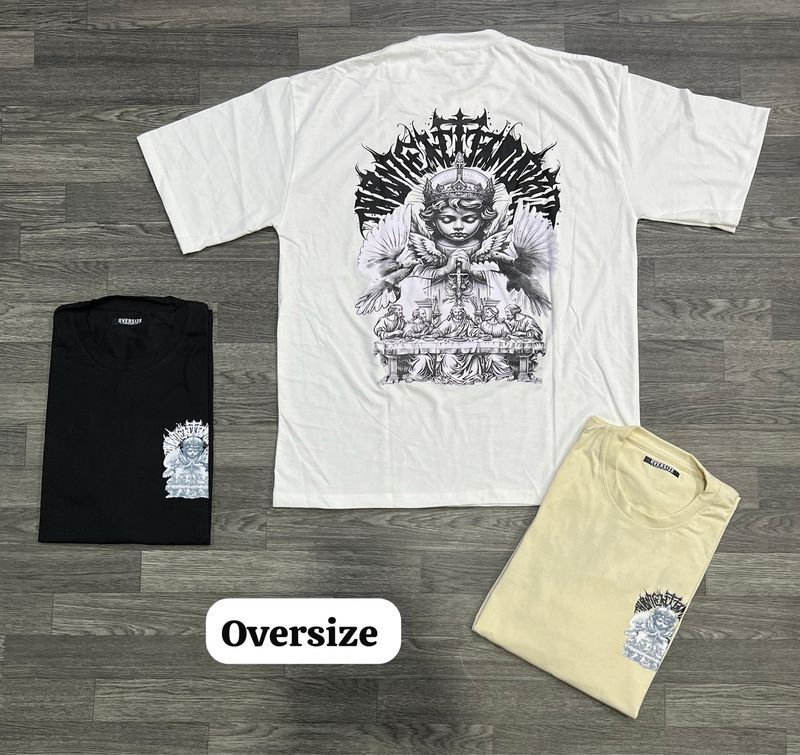 OVERSIZE - Ángel Santa Cena - 𝒃𝒍𝒂𝒏𝒄𝒂 | M L