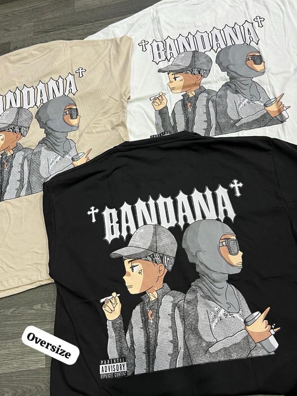 OVERSIZE - Bandana - negra | M L