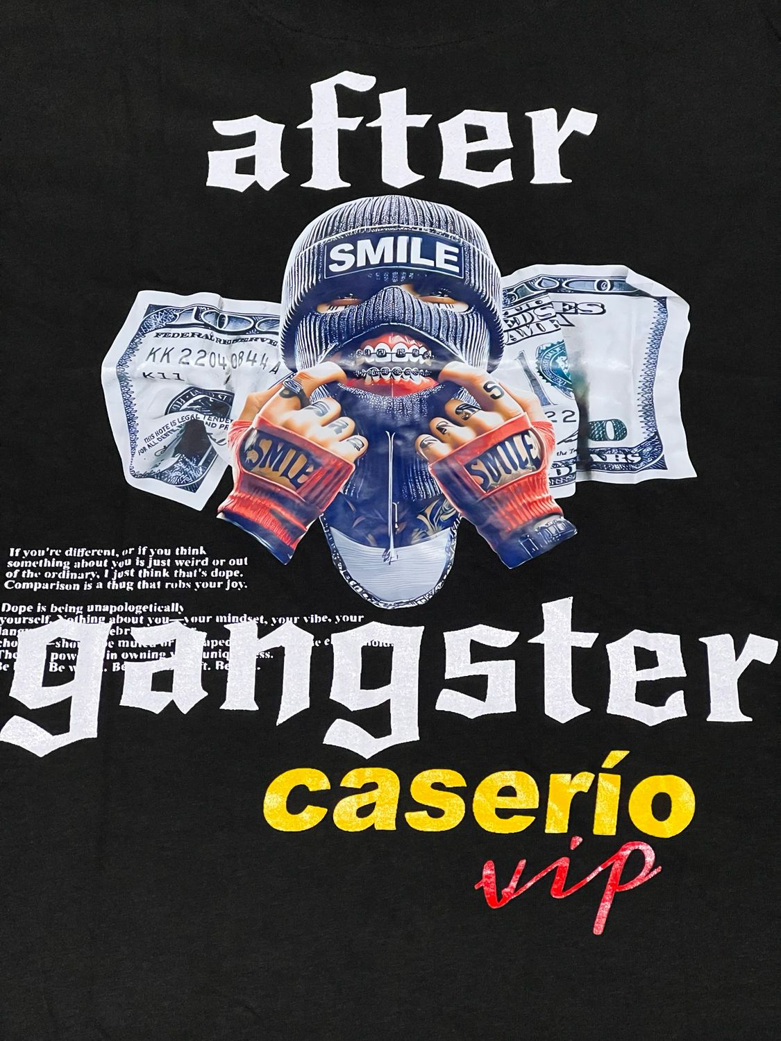 OVERSIZE - Gánster caserío - negra | M L