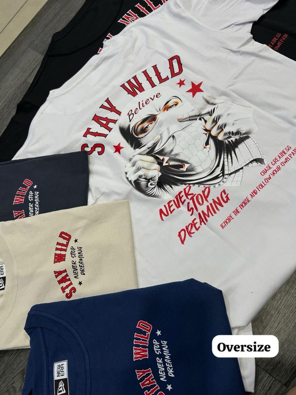 OVERSIZE - Stay Wild - blanca | M L