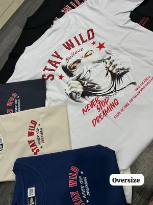 OVERSIZE - Stay Wild - blanca | M L
