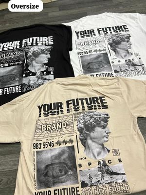 OVERSIZE - Your Future - negra | M L
