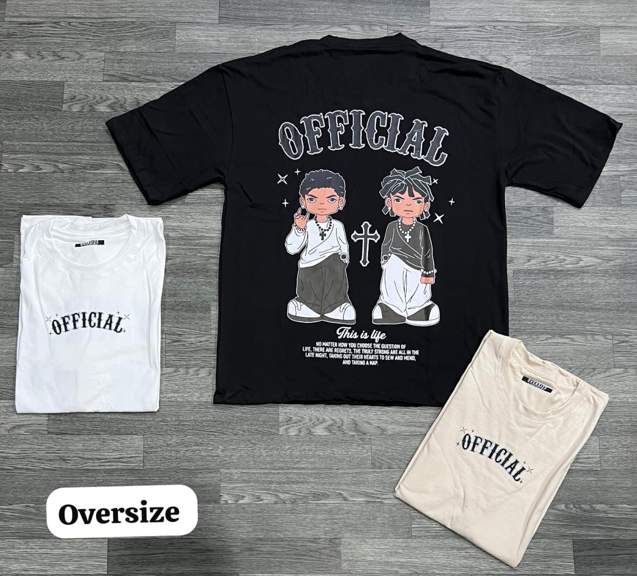 OVERSIZE - Official - negra | M L