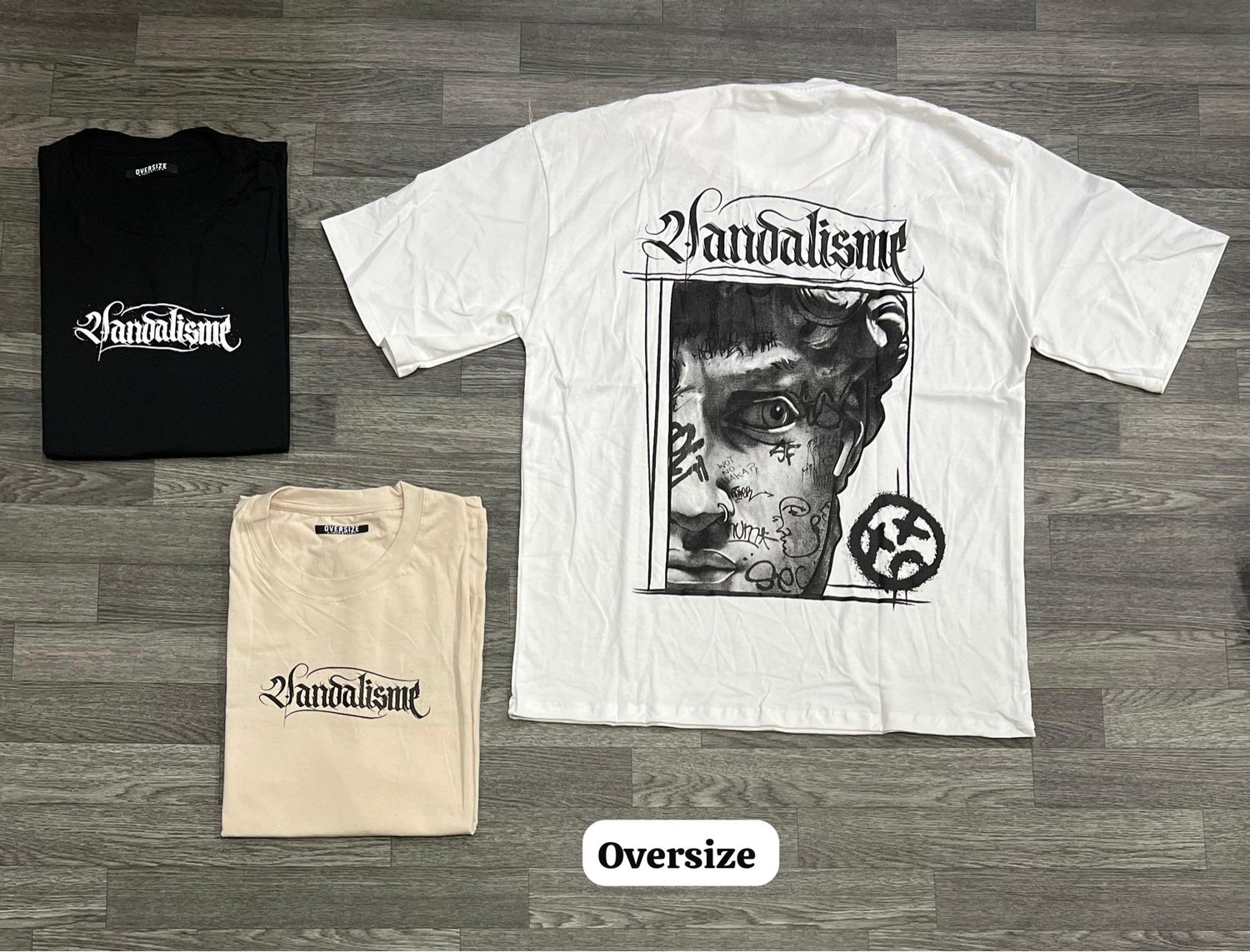 OVERSIZE - Vandalism - blanca | M L