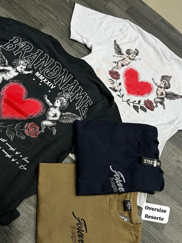 OVERSIZE - Brandname - negro quemado | Unitalla S M L