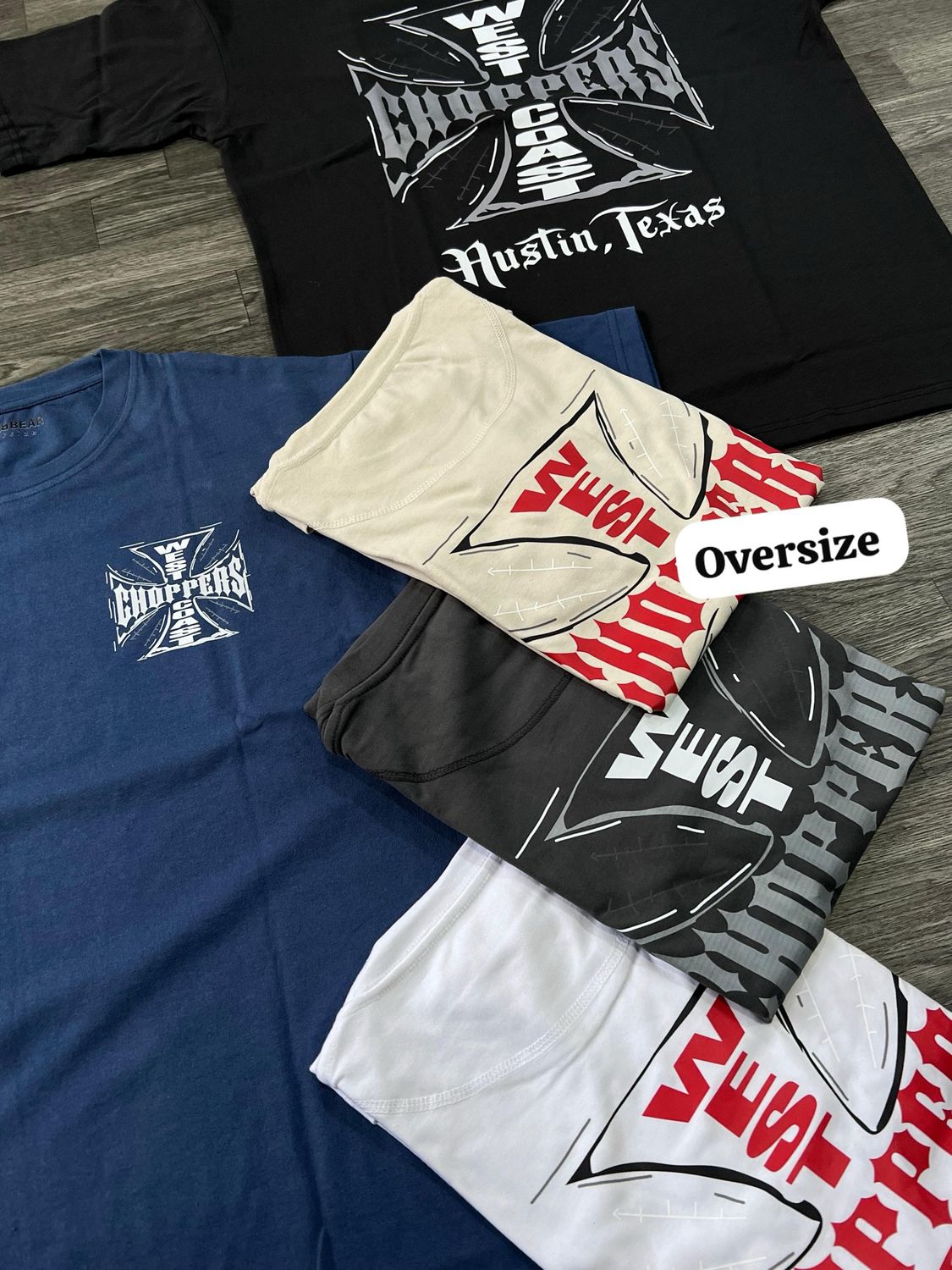 OVERSIZE - West Choppers - blanca | M L