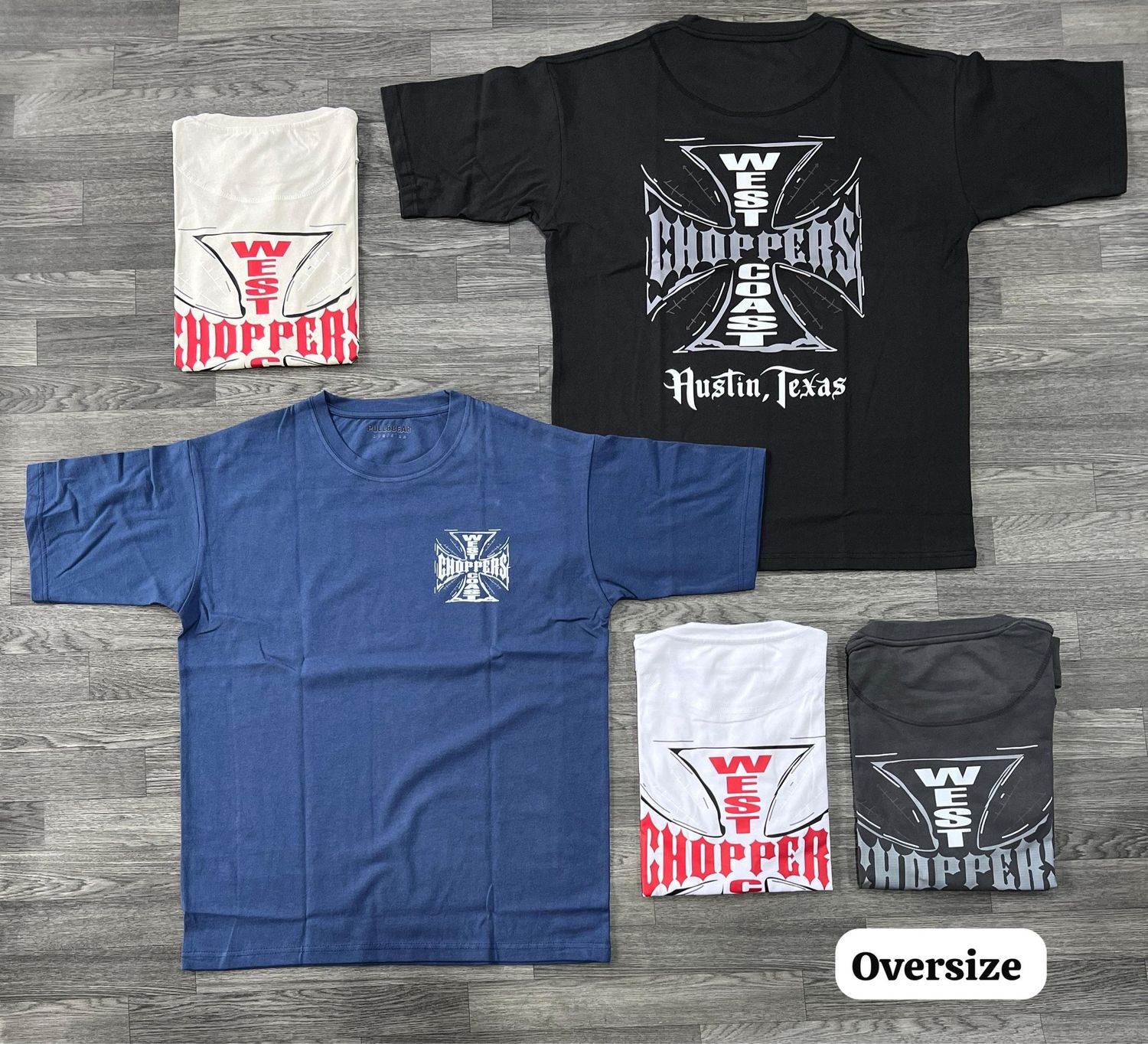 OVERSIZE - West Choppers - negra | M L