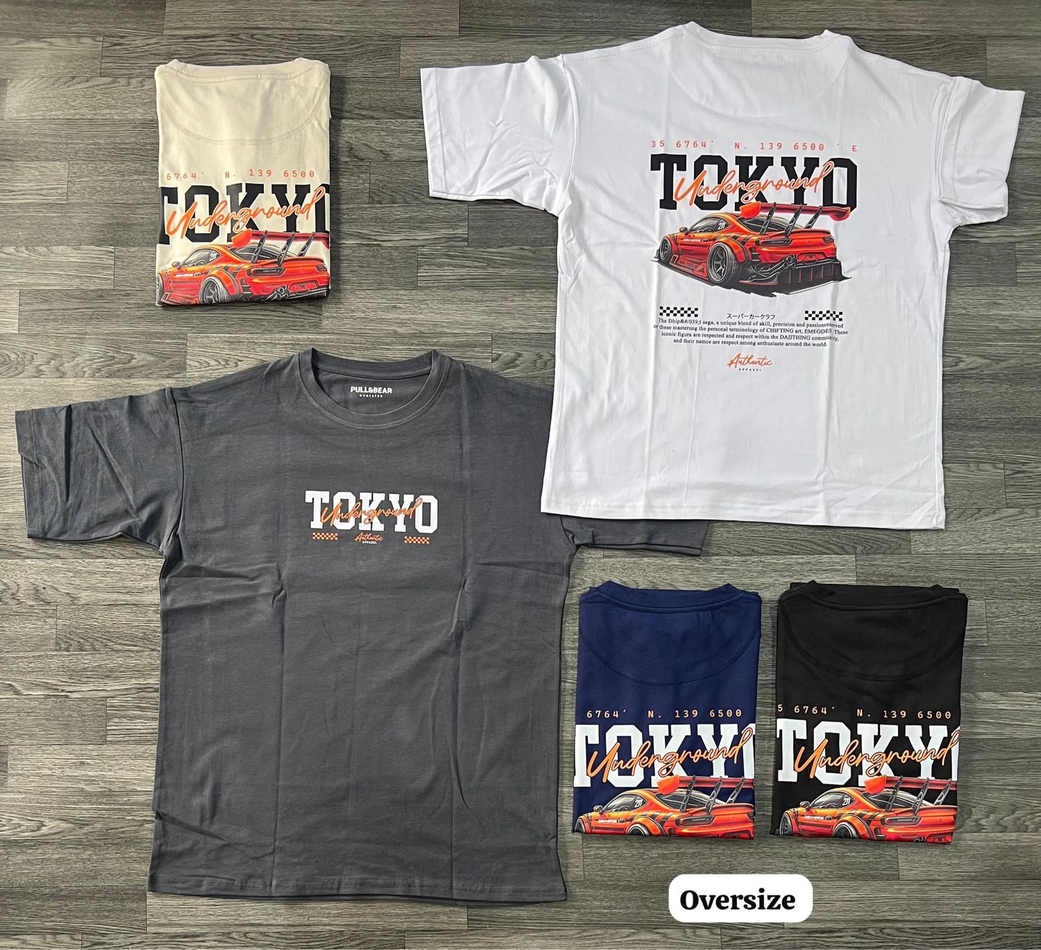 OVERSIZE - Tokyo - gris | M L