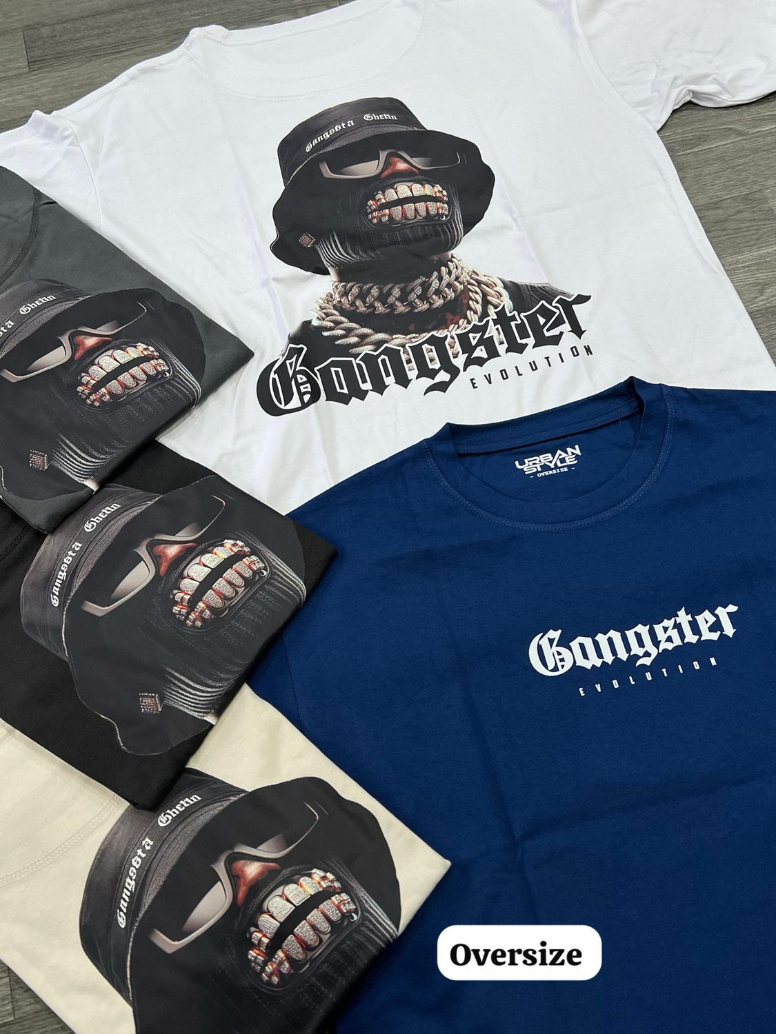 OVERSIZE - Gánster Evolution - negra | M L