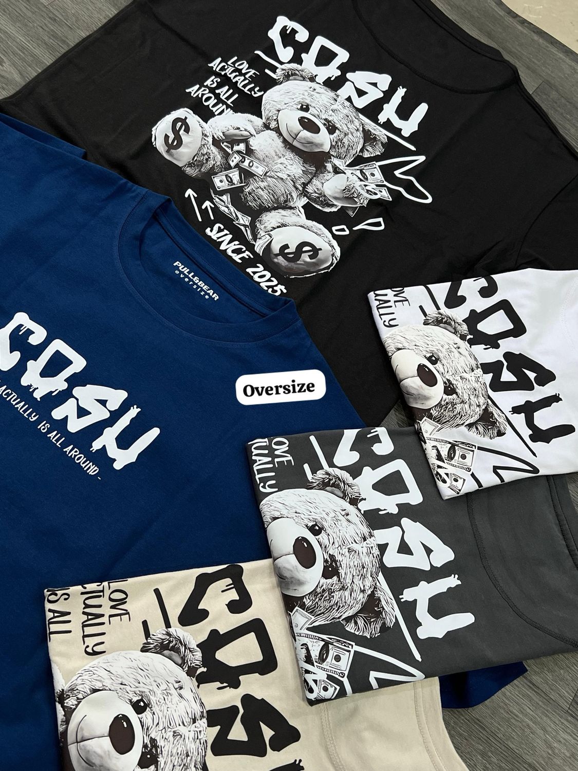 OVERSIZE - Osito Cash - blanca | M L