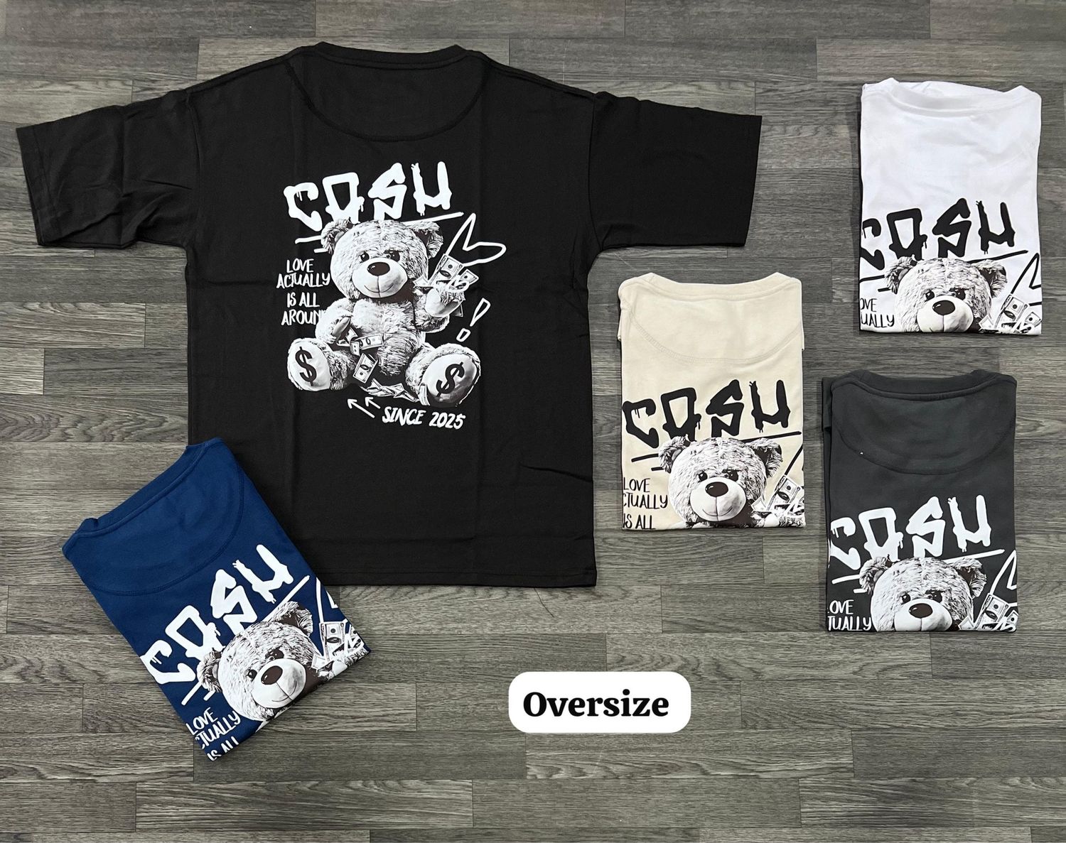 OVERSIZE - Osito Cash - negra | M L