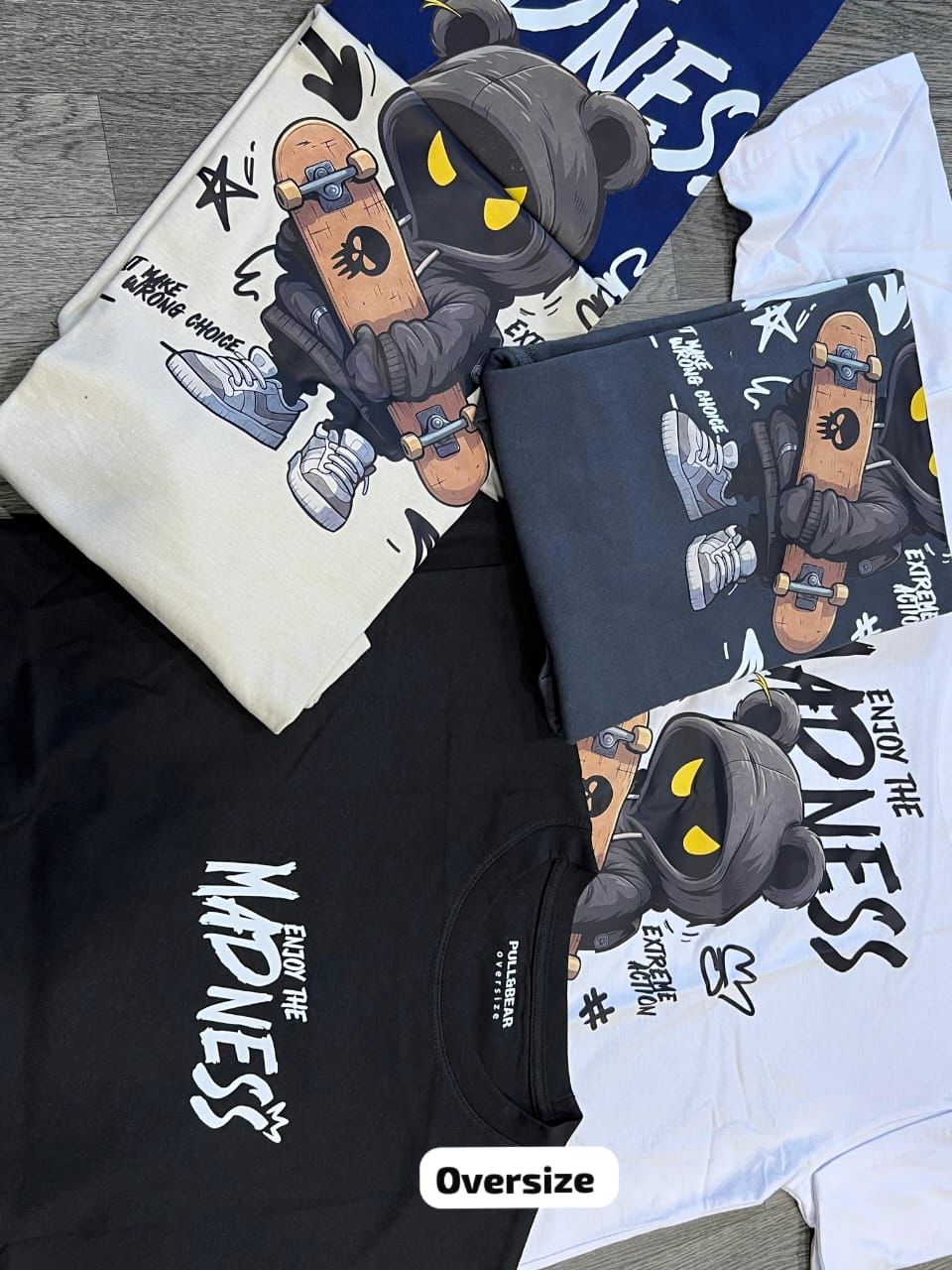 OVERSIZE - madness - negra | M L