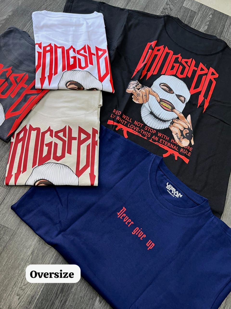 OVERSIZE - ganster - beige | M L