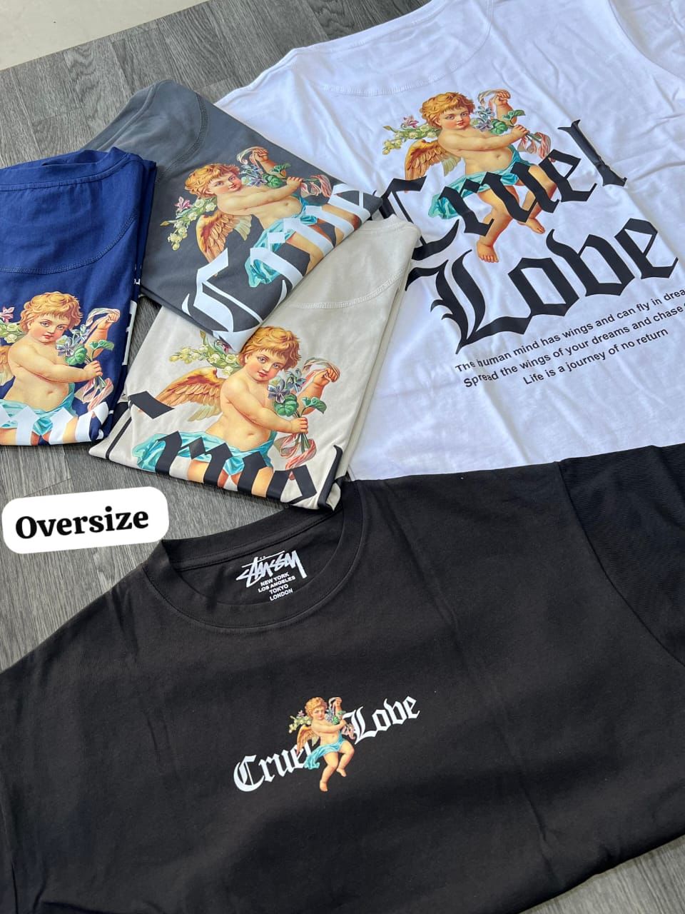 OVERSIZE - cruel lobe - negra | M L