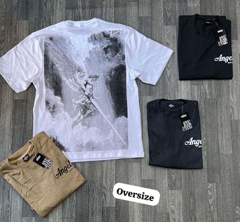 OVERSIZE - Angel Justice - negro quemado | Unitalla S M L