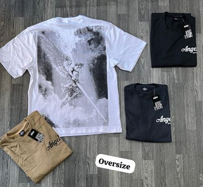 OVERSIZE - Angel Justice - negro quemado | Unitalla S M L