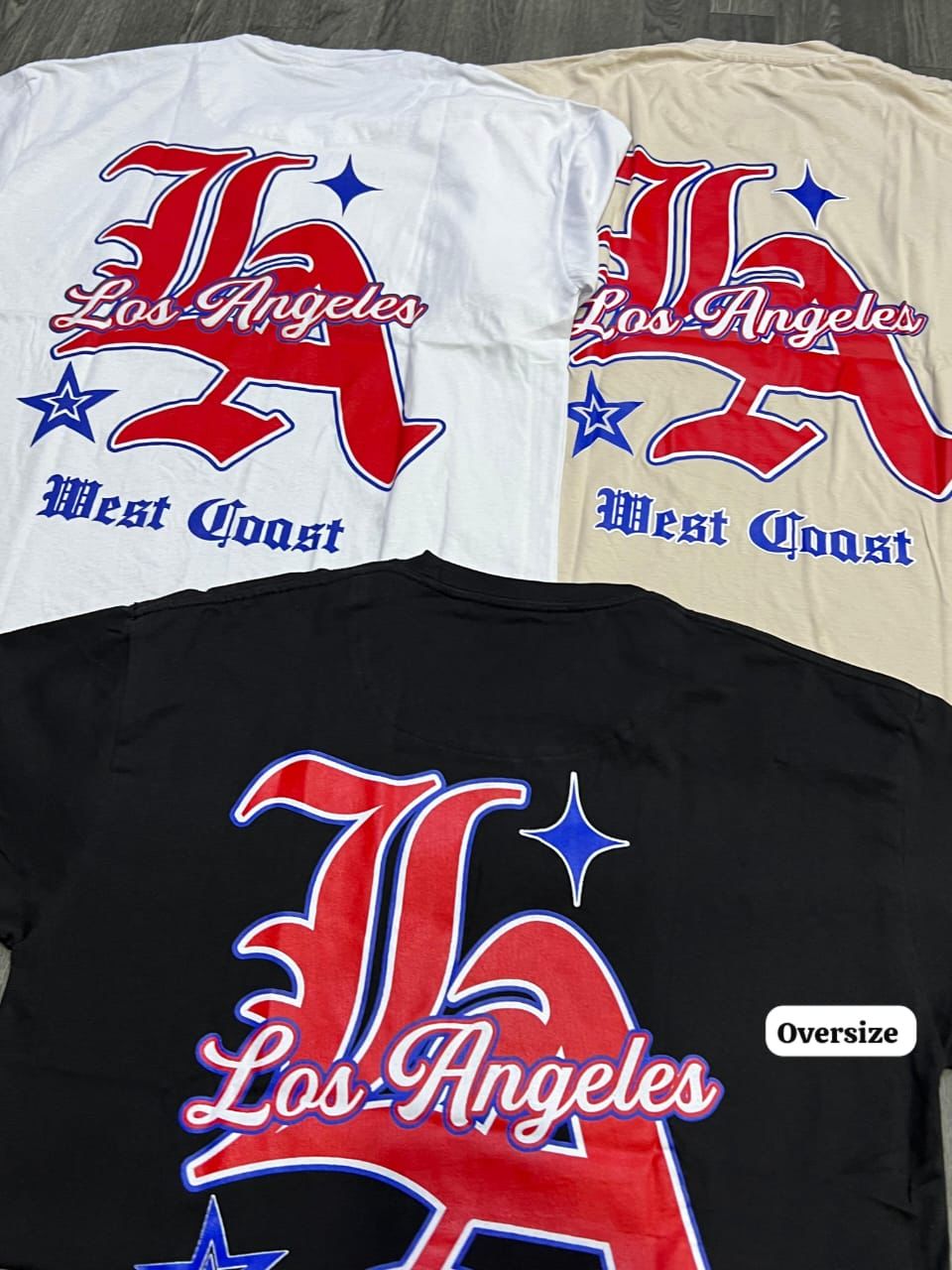 OVERSIZE - LA west coast - negra | M L