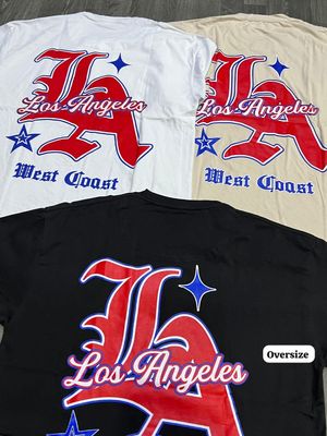 OVERSIZE - LA west coast - blanca | M L