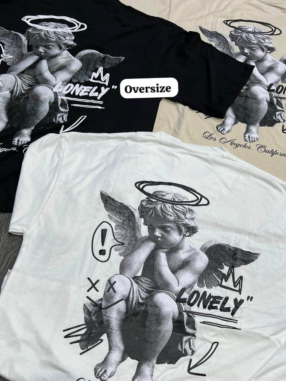 OVERSIZE - Lonely - blanca | M L