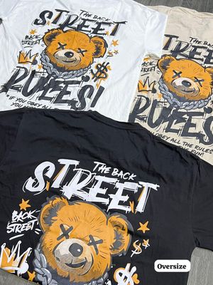 OVERSIZE - Street Rules - negra | M L