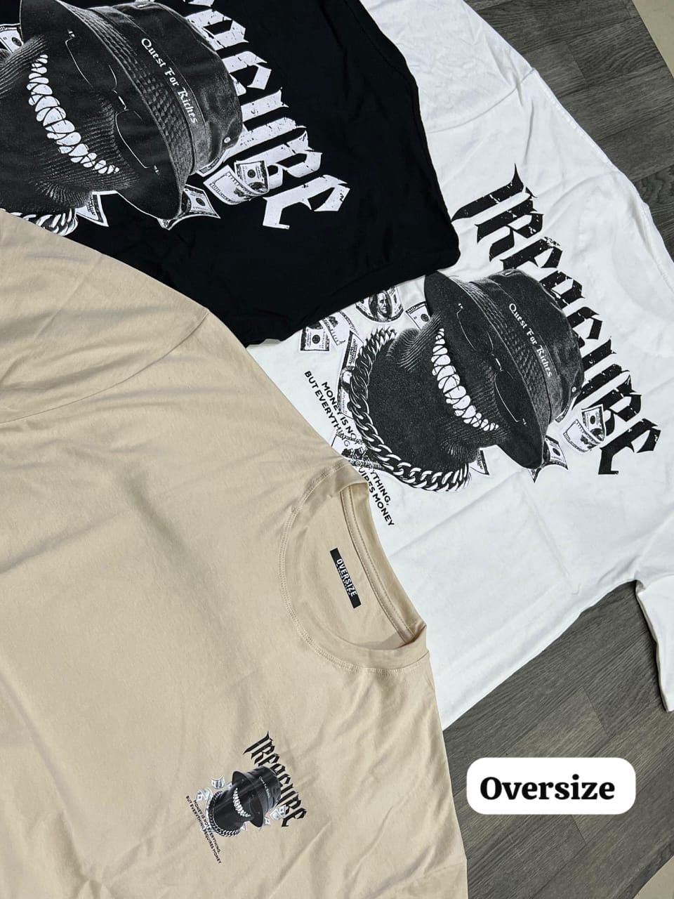 OVERSIZE - Treasure - negra | M L