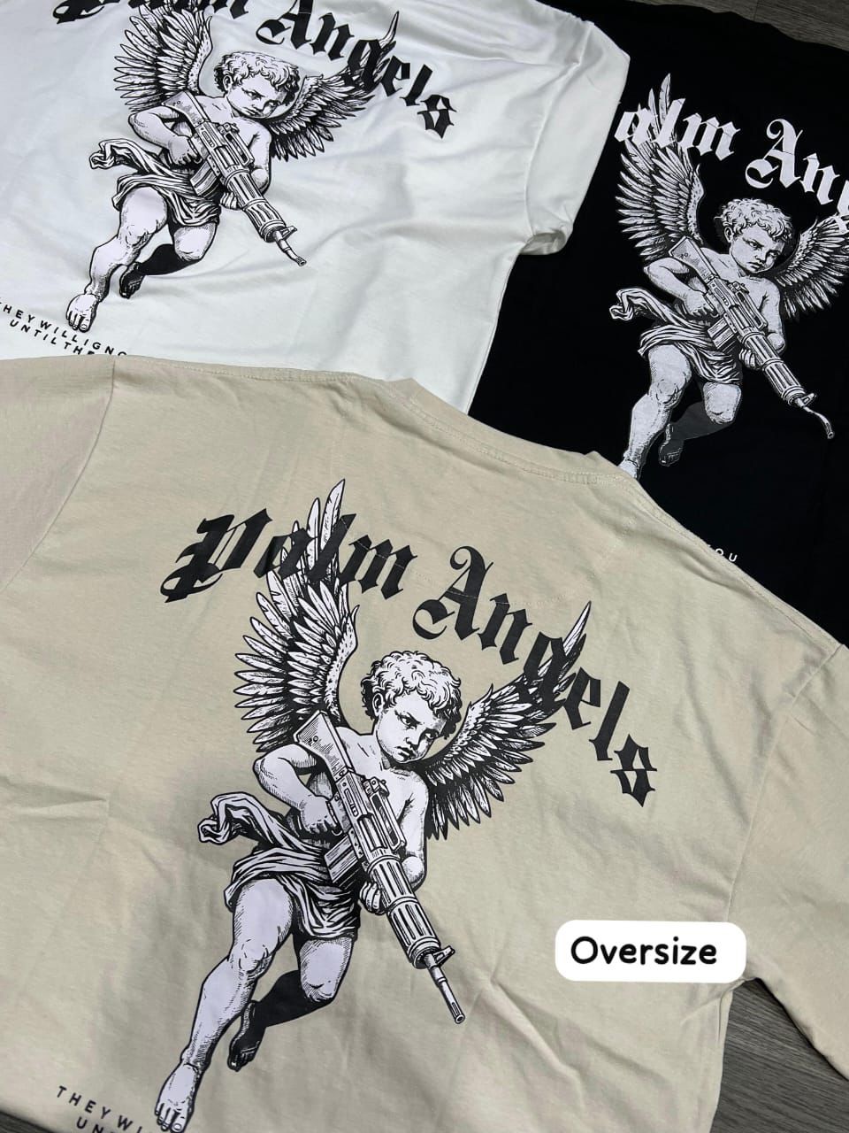 OVERSIZE - Palm Angels - beige | M L