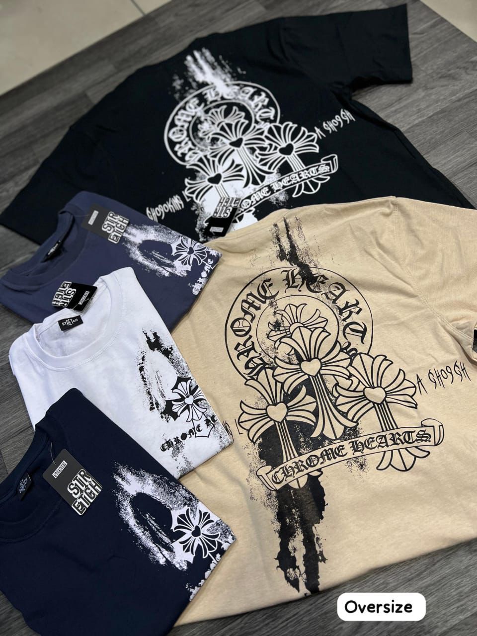 OVERSIZE - Chrome Hearts - beige | Unitalla S M L