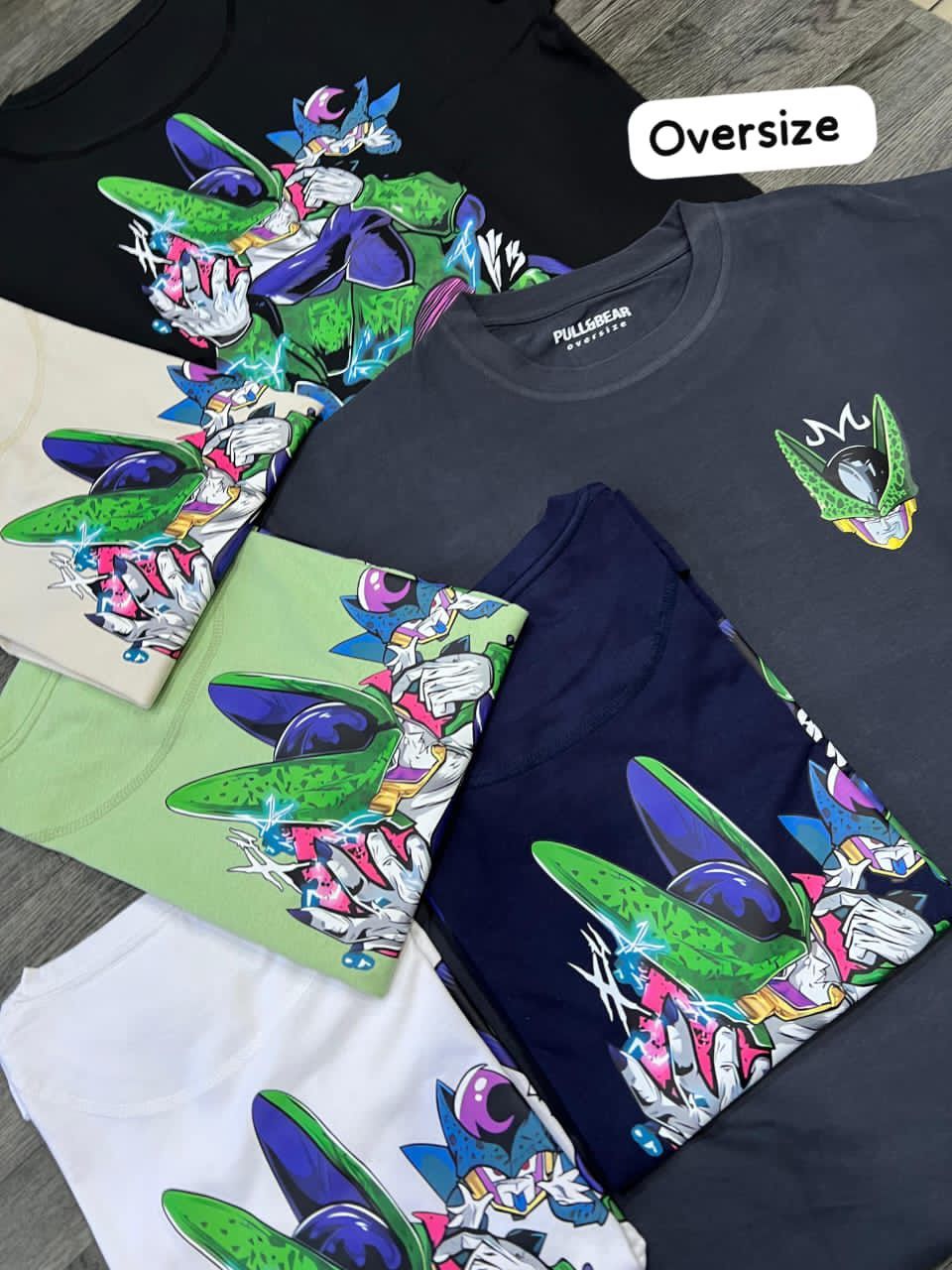 OVERSIZE - CELL Dragon Ball  - verde | M L