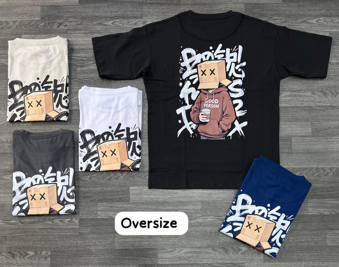 OVERSIZE - Good Person - negra | M L