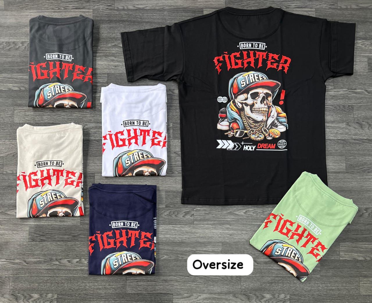 OVERSIZE - Fighter - negra | M L