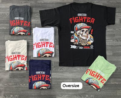 OVERSIZE - Fighter - negra | M L
