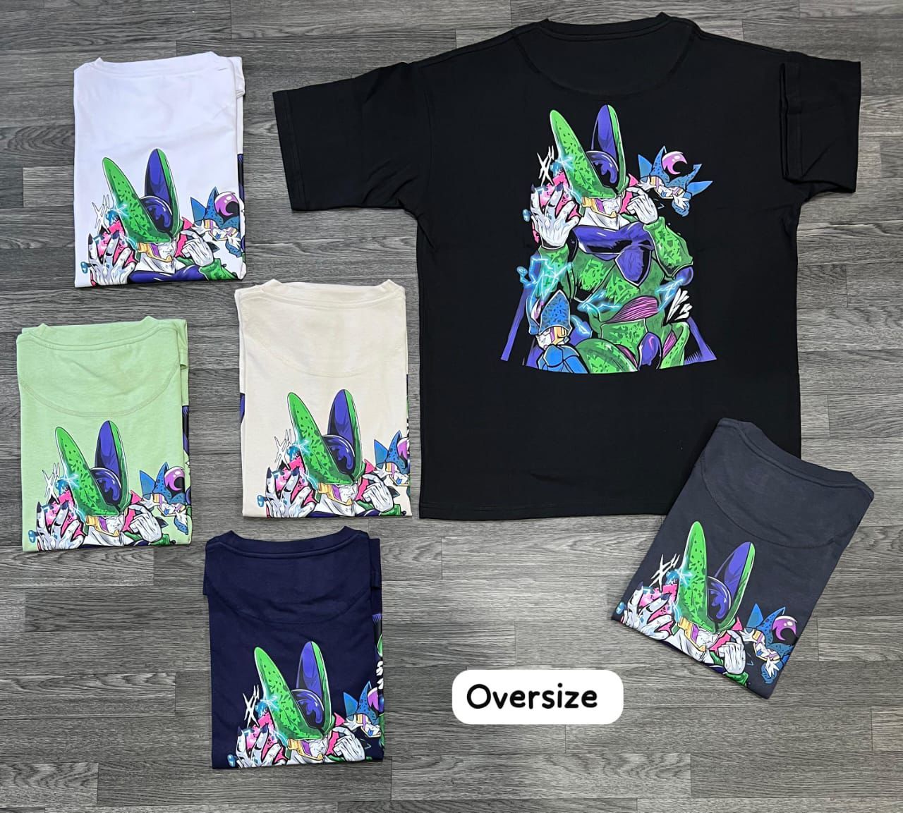 OVERSIZE - CELL Dragon Ball - negra | M L