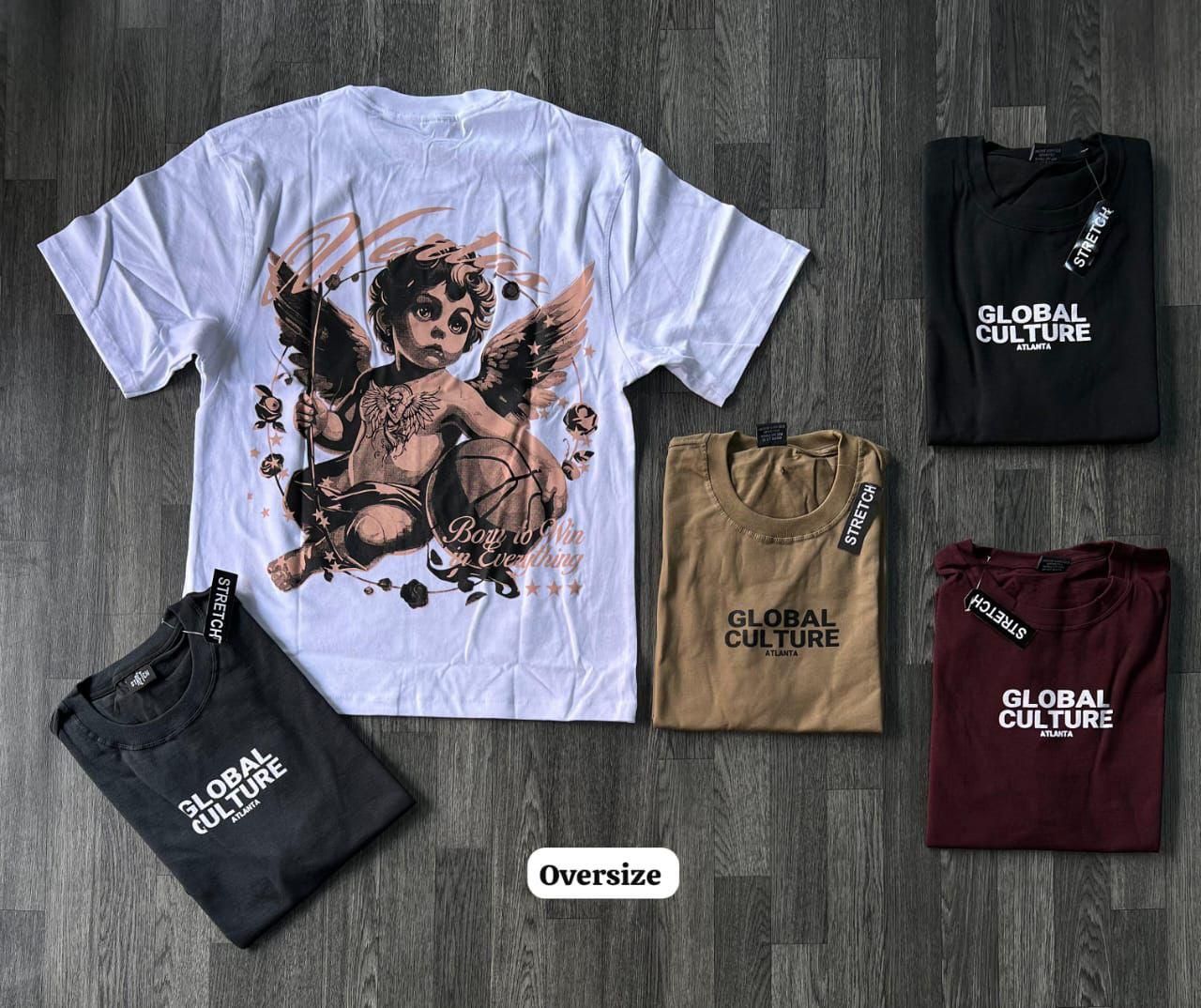 OVERSIZE - Global Culture - blanca | Unitalla S M L