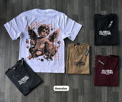 OVERSIZE - Global Culture - blanca | Unitalla S M L