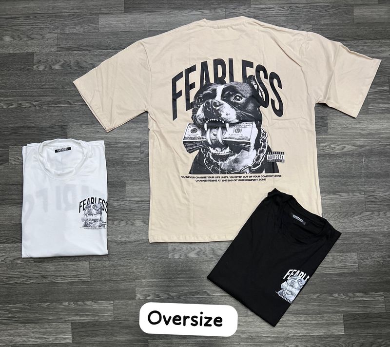 OVERSIZE - Fearless - blanca | M L